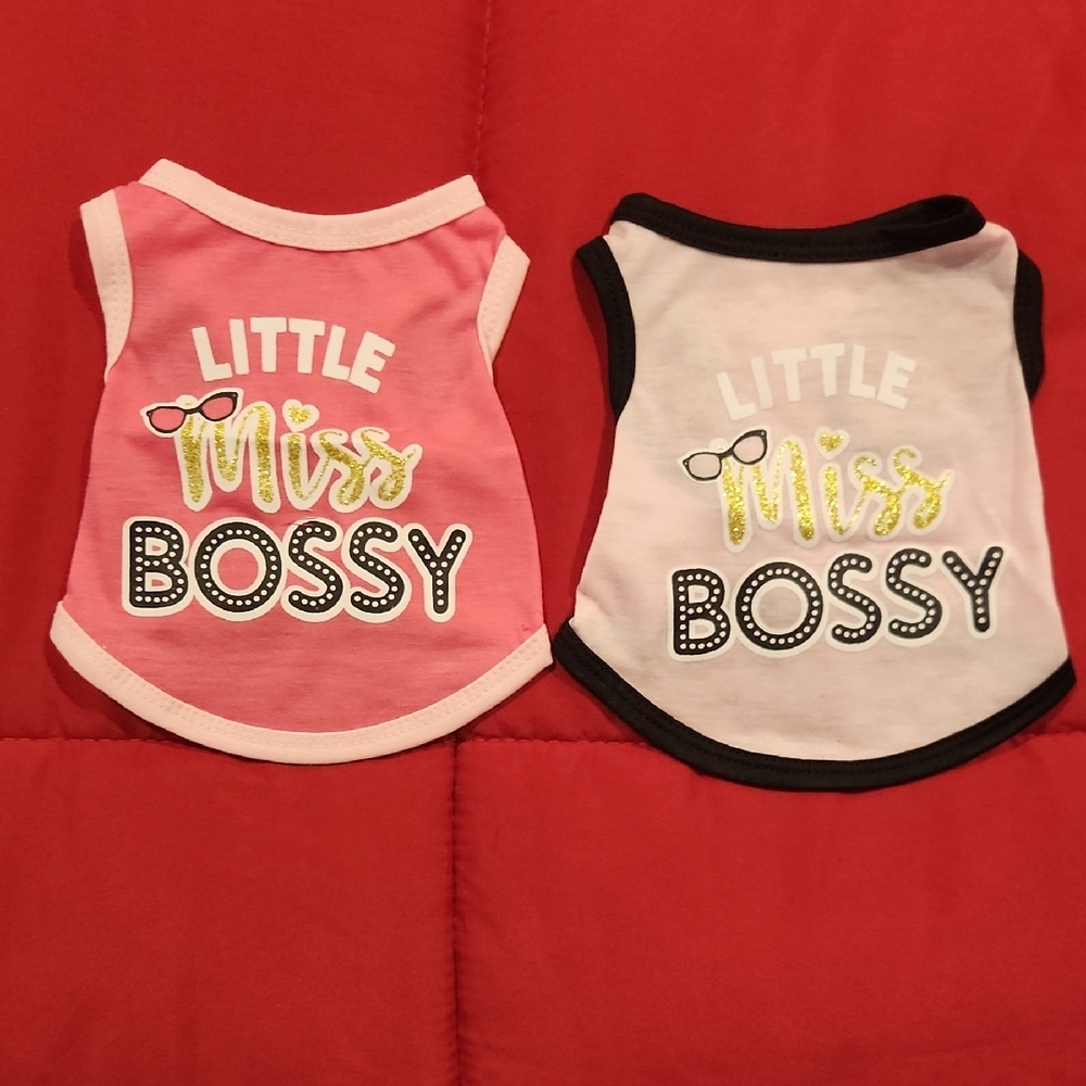 Little Miss Bossy Dog Shirts